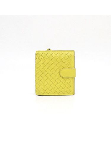 [중고명품] 보테가베네타 인트레치아토 나파 여성 반지갑 가로 10CM 세로 11CM 152316472