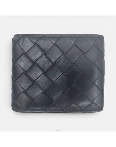 [중고명품] 보테가베네타 인트레치아토 반지갑 블랙 743211 VCPQ4 8803 158154164