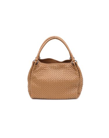 [중고명품] 보테가베네타 인트레치아토 패러슈트 브라운 숄더백 사이즈 30cm 156203255