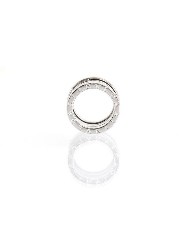 불가리 [중고명품] [중고명품] 불가리 비제로원 4링 18K 화이트골드 50호 11MM 75876085 착용컷