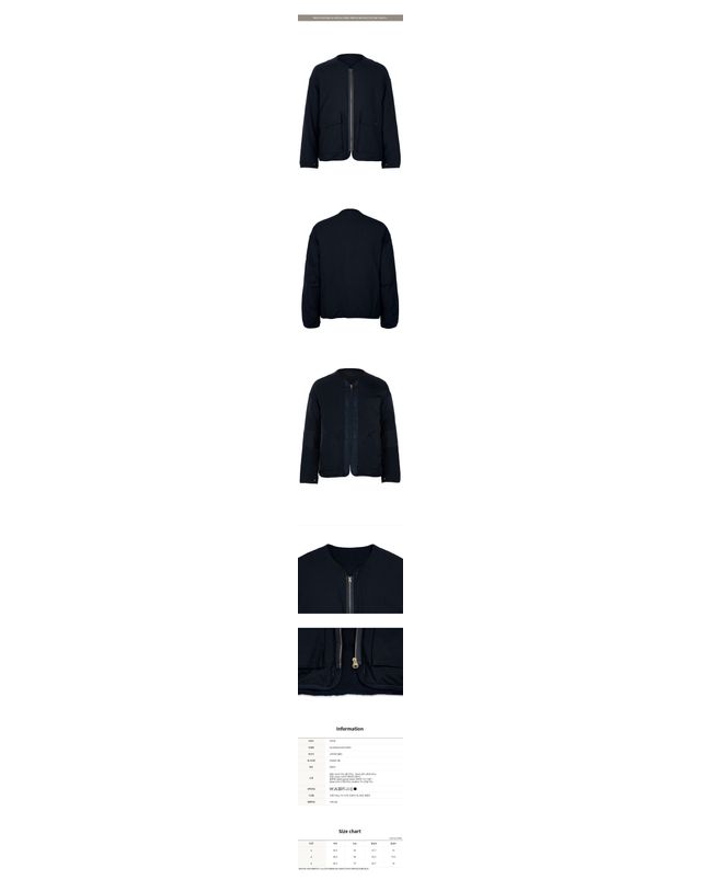 비즈빔 [명품] 비즈빔 남성 패딩 IRIS DOWN JKT 0125205013022 NAVY 152100634 착용컷