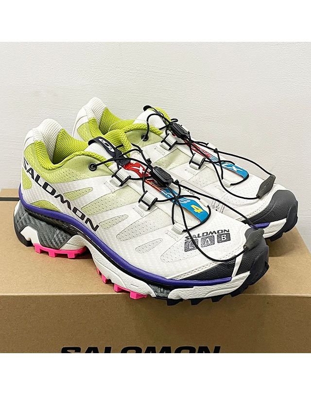 살로몬 [명품] 살로몬 남성 스니커즈 바닐라 아이스 다크 시트론 리버티 L47684800 123470443 착용컷