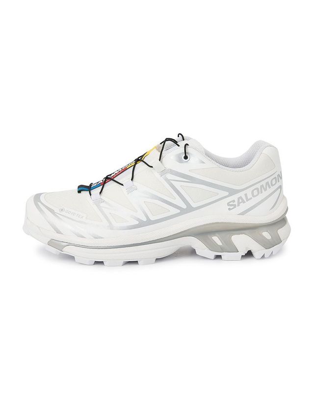 살로몬 [명품] 살로몬 남성 고어텍스 XT-6 GTX 스니커즈 화이트 실버 L47581100 142313545 착용컷