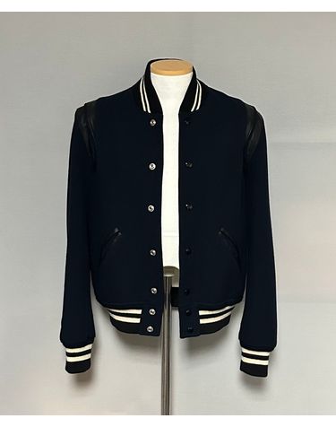 [중고명품] 생로랑 테디 바시티 재킷 사이즈 95 60531627