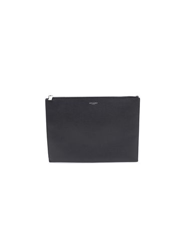 [중고명품] 생로랑 클래식 지퍼 태블릿 슬리브 클러치백 사이즈 29cm 154051497