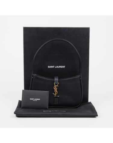 [중고명품] 생로랑 르 5 A 7 미니 호보백 블랙 금장 710318 2R20W 1000 160225237