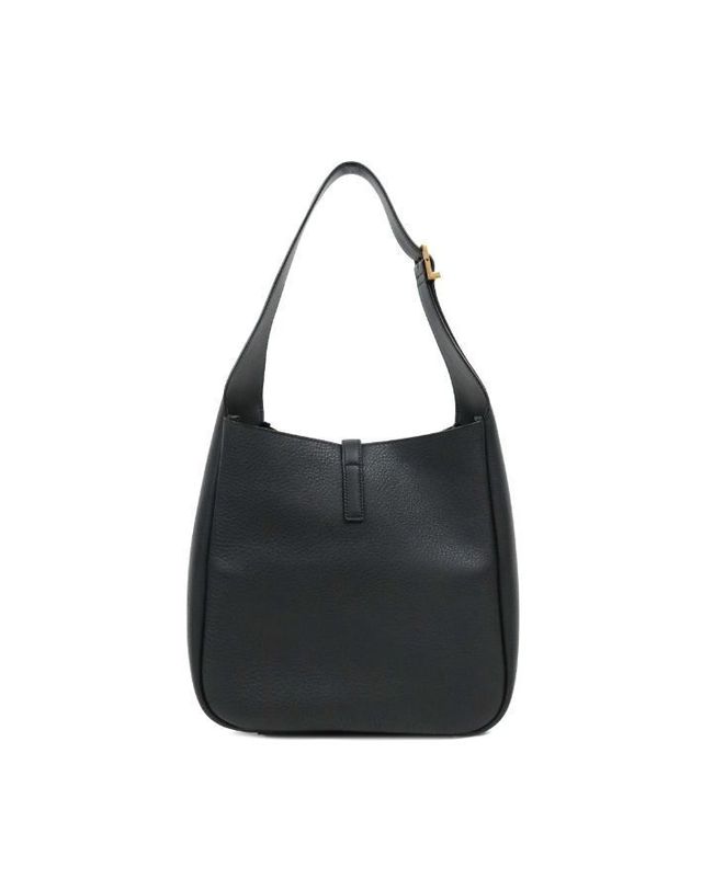 생 로랑 [중고명품] [중고명품] 생로랑 블랙 호보백 가로 23cm 높이 22cm 폭 9cm 160593242 착용컷