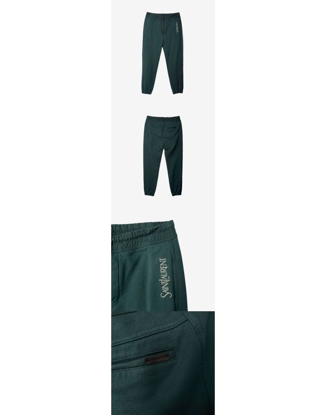 생 로랑 [중고명품] [중고명품] 생로랑 청록 남성 트레이닝 팬츠 사이즈 M 157334429 착용컷