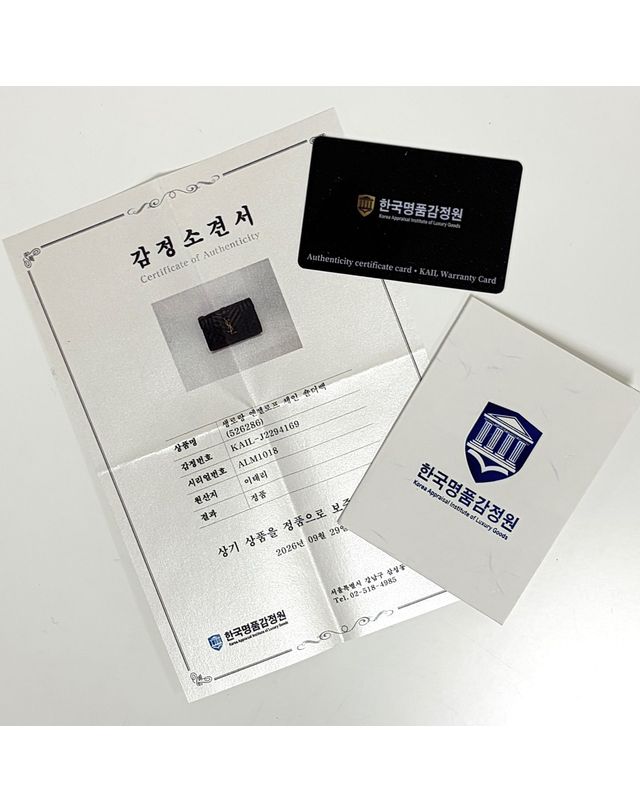 생 로랑 [중고명품] 생로랑 엔벨로프 체인 숄더백 & 크로스백 블랙 (526286) 161502245 착용컷