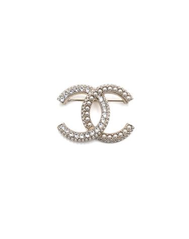 [중고명품] 샤넬 크리스탈 진주 CC 로고 브로치 AB9392 B09089 NK217 152318747