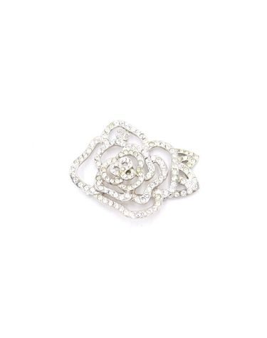 [중고명품] 샤넬 크리스탈 까멜리아 여성 브로치 사이즈 6.5cm x 5.5cm 152900134