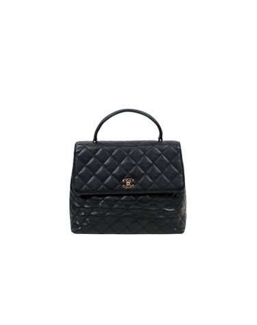 [중고명품] 샤넬 블랙 캐비어 코코핸들 사이즈 30cm 159562598