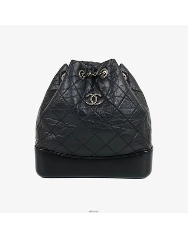 [중고명품] 샤넬 중고 가브리엘 백팩 스몰 블랙 내장칩 ML5F8APU 161554119