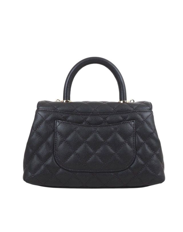 샤넬 [중고명품] [중고명품] 샤넬 캐비어 코코핸들 2WAY 백 블랙 사이즈 23*14*9CM 156976665 착용컷