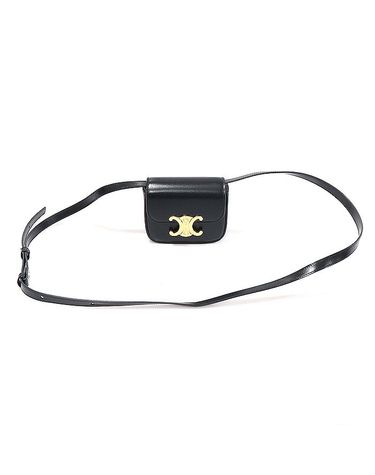 [중고명품] 셀린느 블랙 샤이니 카프스킨 미니 숄더백 사이즈 11cm 155937997