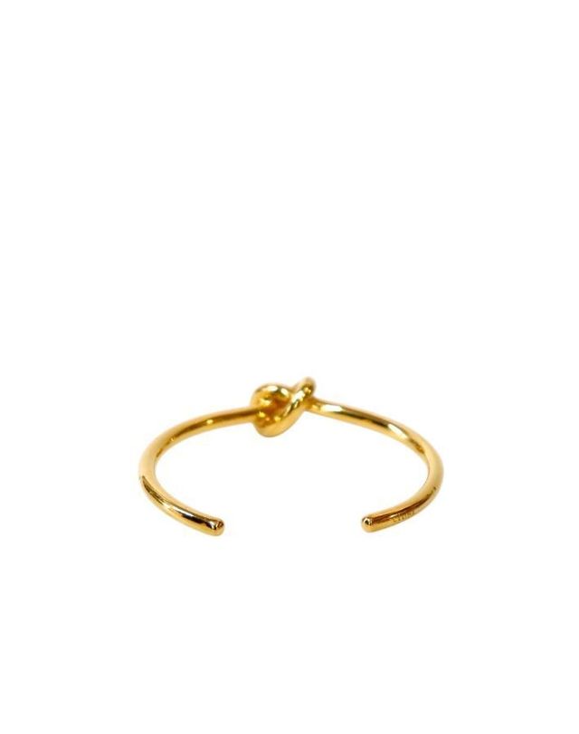 셀린느 [중고명품] [중고명품] 셀린느 노트 뱅글 골드 팔찌 사이즈 S 154536276 착용컷
