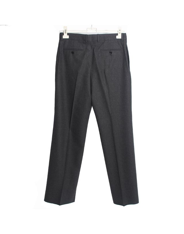 셀린느 [명품] 셀린느 스트라이프 울 플란넬 팬츠 그레이 RP05J772W 08CR 148524549 착용컷