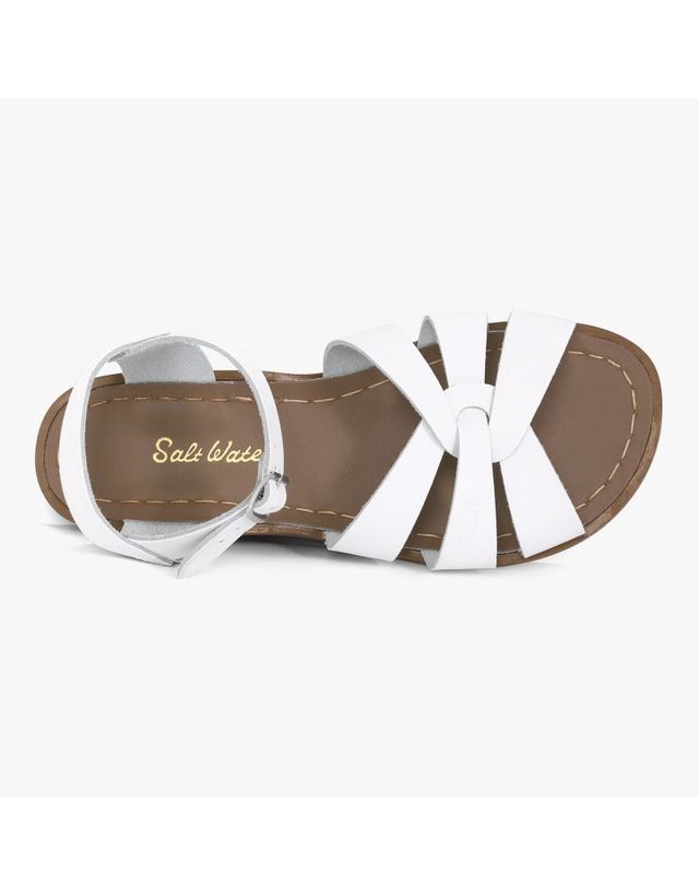 솔트워터 [명품] 솔트워터 여성 오리지널 800 화이트 원본 샌들 153690157 착용컷