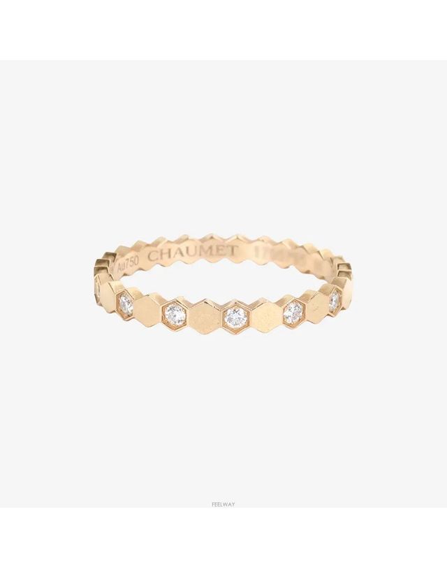 쇼메 [중고명품] [중고명품] 쇼메 비마이러브 로즈골드 18K 다이아몬드 반지 160682230 착용컷
