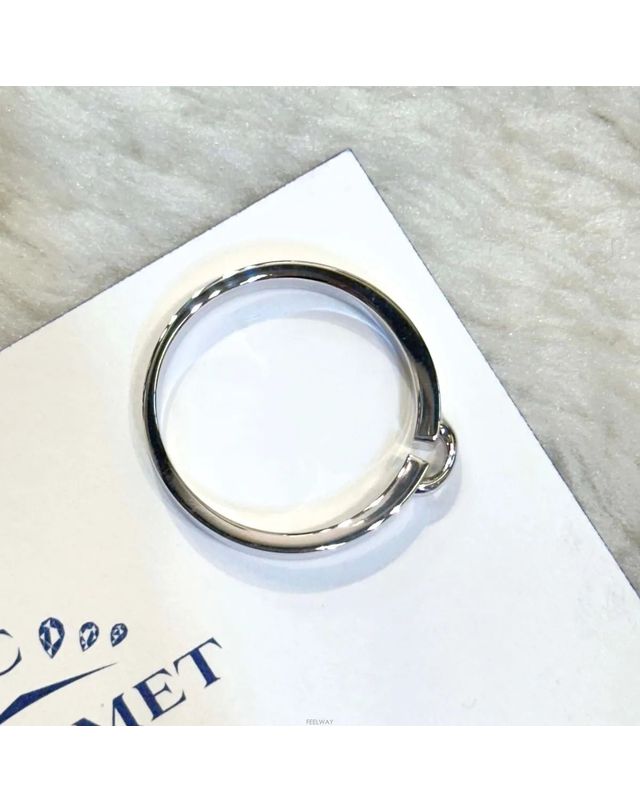 쇼메 [중고명품] [중고명품] 쇼메 중고 61호 WG 리앙 에비당스 반지 4MM 080224J100201 162526004 착용컷