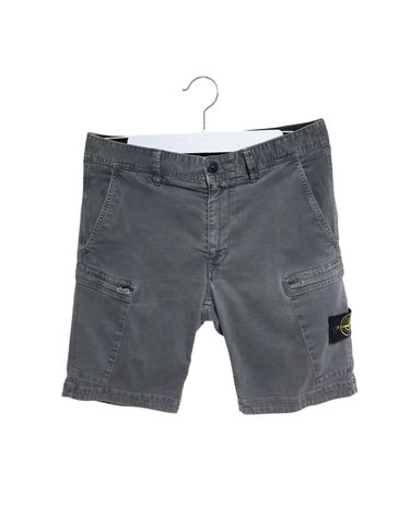 [중고명품] 스톤아일랜드 카고 반바지 그레이 사이즈 31 157797297