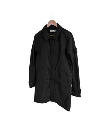 [중고명품] 스톤아일랜드 마이크로랩스 와펜 나일론 트렌치 코트 자켓 블랙 사이즈 M 158667657
