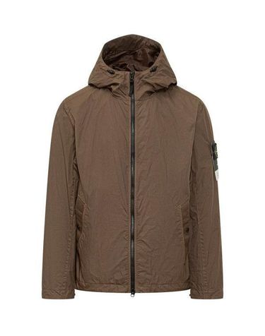 [명품] 스톤아일랜드 남성 브라운 크링클 랩스 후드 자켓 4100001 S0A23 V007C 156725994