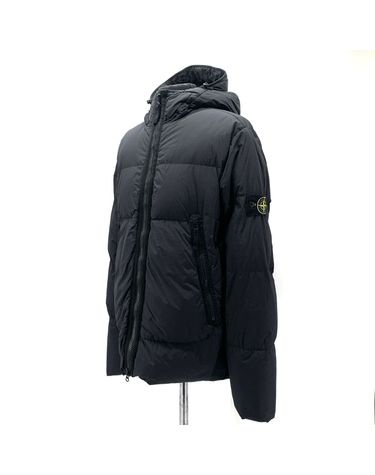 [중고명품] 스톤아일랜드 크링클랩스 후드 숏패딩 점퍼 사이즈 XL 155289805