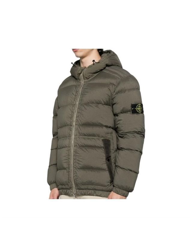 스톤아일랜드 [명품] 스톤아일랜드 남성 심리스 터널 패딩 그린 K2S15 4100040 S0028 V0054 143600126 착용컷
