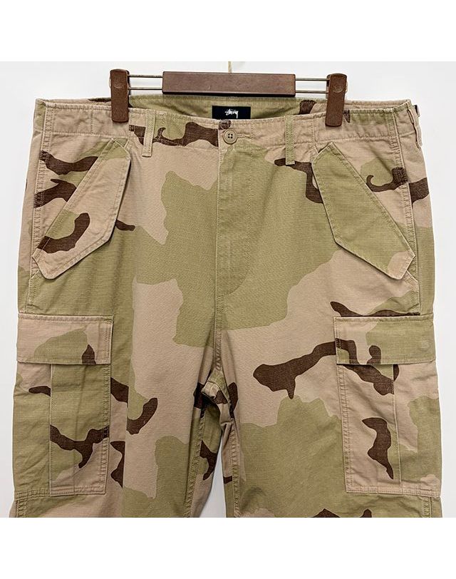스투시 [명품] 스투시 립스탑 밀리터리 카고 팬츠 샌드 카모 155791707 착용컷