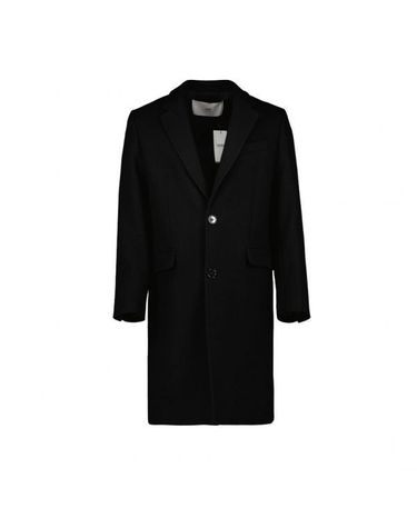 [명품] 아미 블랙 울 싱글 브레스트 코트 HCO010 WV0049 001 124542211