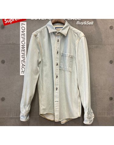 [중고명품] 아크네스튜디오 블라 콘스트 로드 포켓 데님셔츠 라이트블루 사이즈 48 148409803
