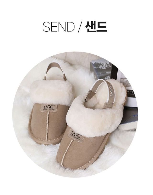 어그 [명품] 어그 수지 탈부착 플랫폼 슬리퍼 116932941 착용컷
