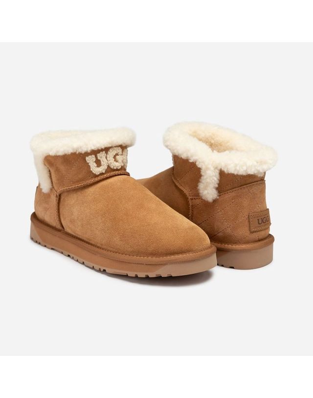 어그 [명품] 어그 본다이 마테라세 시어링 울트라 미니 부츠 161408611 착용컷