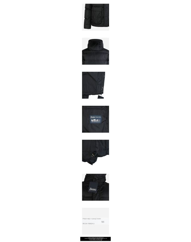 에르노 [명품] 에르노 나일론 다운 자켓 블랙 PI001140U 12004Z 9389 160831833 착용컷
