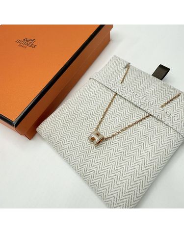 [중고명품] 에르메스 중고 마론글라쎄 미니 목걸이 로즈골드 146270387
