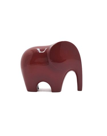 [중고명품] 에르메스 래커드 우드 코끼리 문진 가로 16cm 세로 13cm 폭 5.5cm 152565265