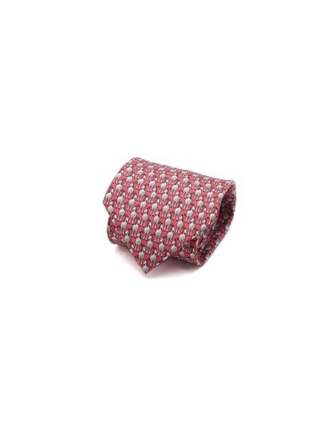 [중고명품] 에르메스 홀스 패턴 실크 넥타이 가로 9cm 세로 150cm 158734010