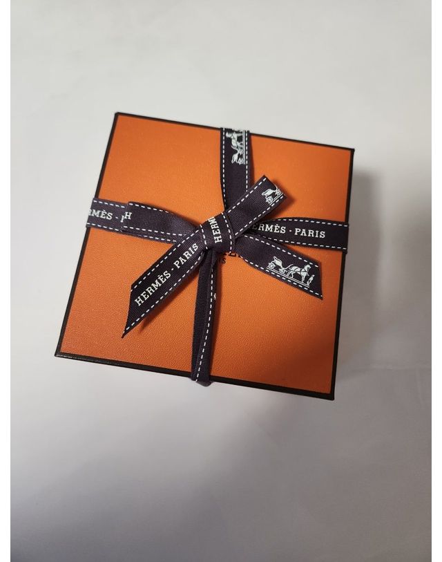 에르메스 [명품] 에르메스 에뮬렛 H 실버 토글바 목걸이 67034978 착용컷