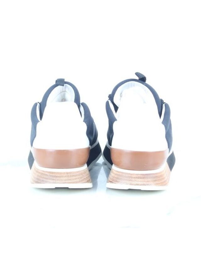 에르메스 [중고명품] [중고명품] 에르메스 마일즈 네이비 스니커즈 사이즈 240mm 153765465 착용컷
