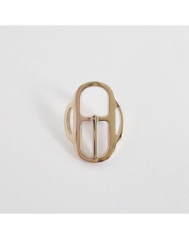 에르메스 [명품] 에르메스 미니 부클 트윌리 링 Mini Boucle Twilly ring 페르마브라스 H603262S 00 162652231 착용컷