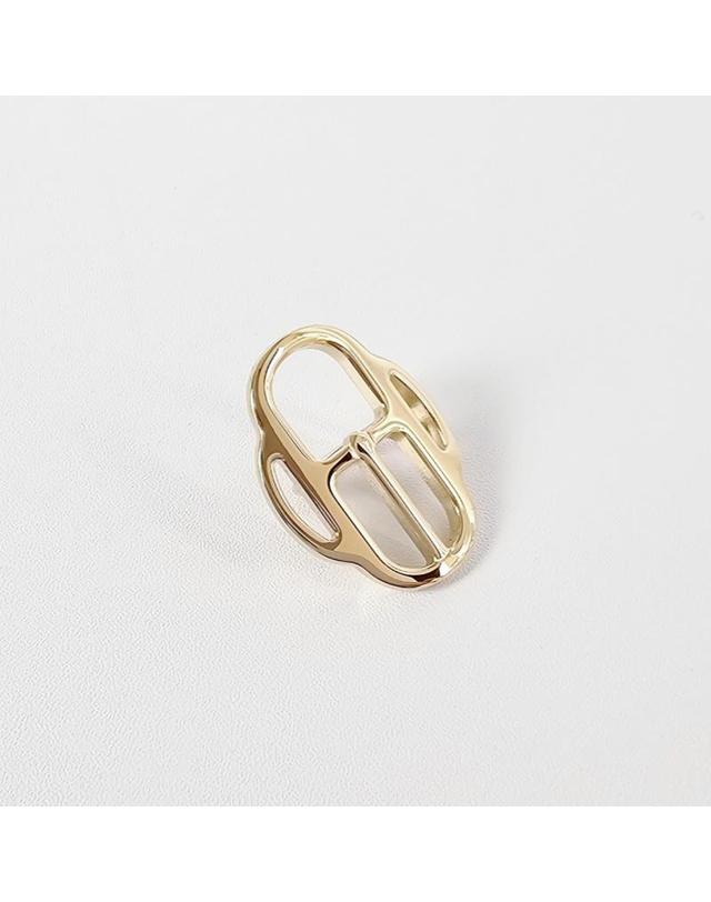 에르메스 [명품] 에르메스 미니 부클 트윌리 링 Mini Boucle Twilly ring 페르마브라스 H603262S 00 162652231 착용컷
