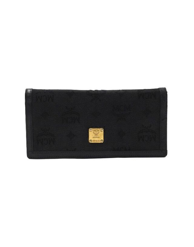 [중고] [중고명품] [중고명품] 엠씨엠 비세토스 금장 로고 장지갑 가로 19CM 세로 9.5CM 152316520 상품상세설명 참조