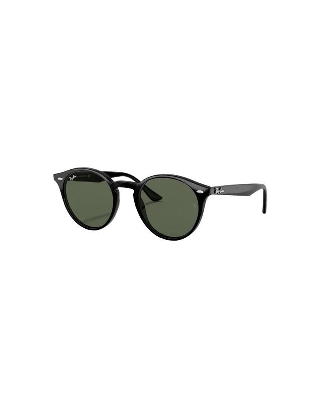 Ray-Ban [해외] [레이벤] 레이밴 RB2180 폴리쉬드 블랙 프레임 그린 렌즈 로우 브릿지 핏 RB2180F-601/71 FG5TXX00179