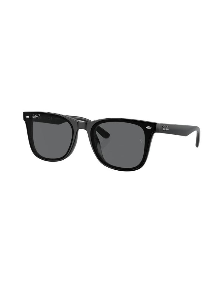 Ray-Ban [해외직구] 레이밴 RB4391D 폴리쉬드 블랙 프레임 다크 그레이 편광 렌즈 로우 브릿지 핏 RB4391D-601/81