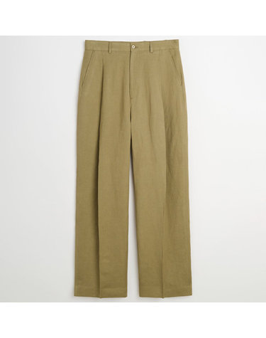 [해외직구] 26 FW 커먼 스웨덴 Midas 와이드 플리츠 팬츠 카키브라운 M26W495