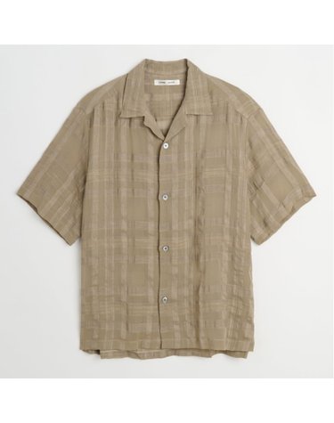 [해외직구] 26 FW 커먼 스웨덴 Ted 테드 시어 체크 숏슬리브 셔츠 M25W699
