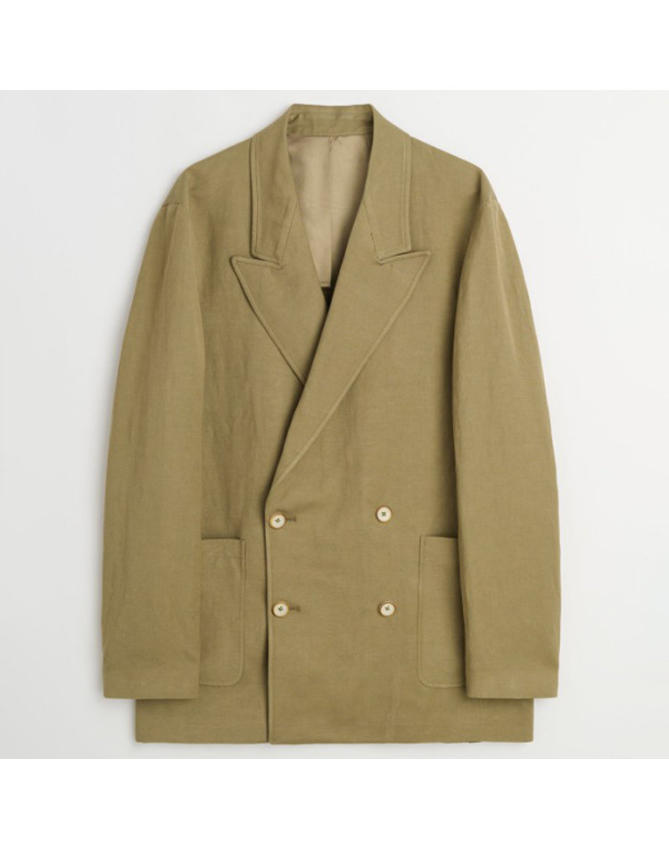 [해외직구] 26 FW 커먼 스웨덴 Enea 언스트럭쳐 더블 블레이저 자켓 M26W327