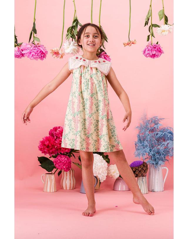 바챠 바챠 26SS 아동 원피스 Camelia Robe dress SS26CAMELIA 착용컷