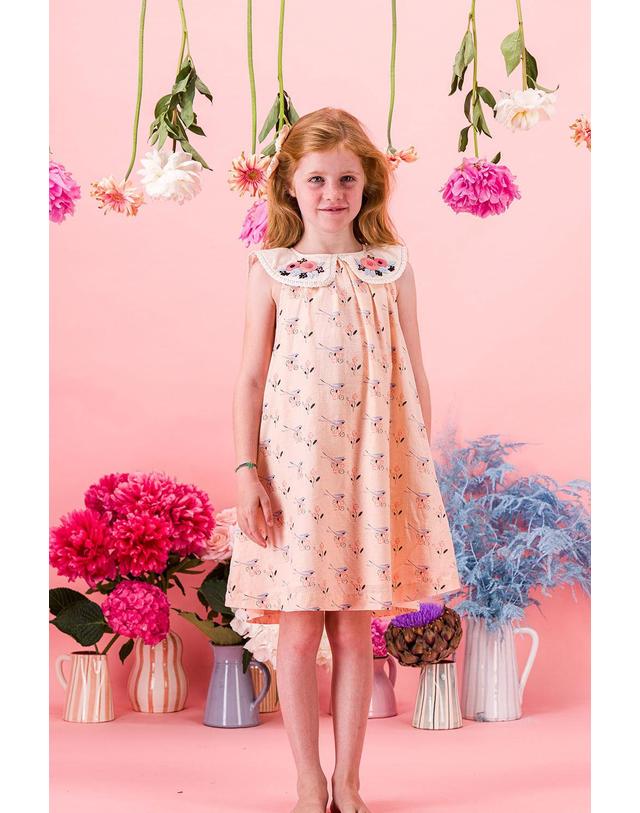 바챠 바챠 26SS 아동 원피스 Dragee Robe dress SS26DRAGEE 착용컷